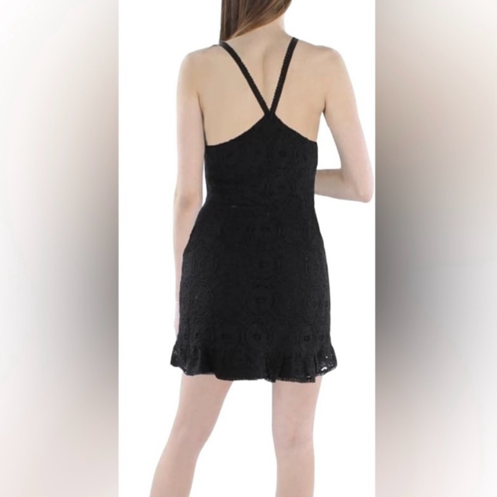 Betsey Johnson Womens Lace Short Fit & Flare Mini Dress - Picture 6 of 7